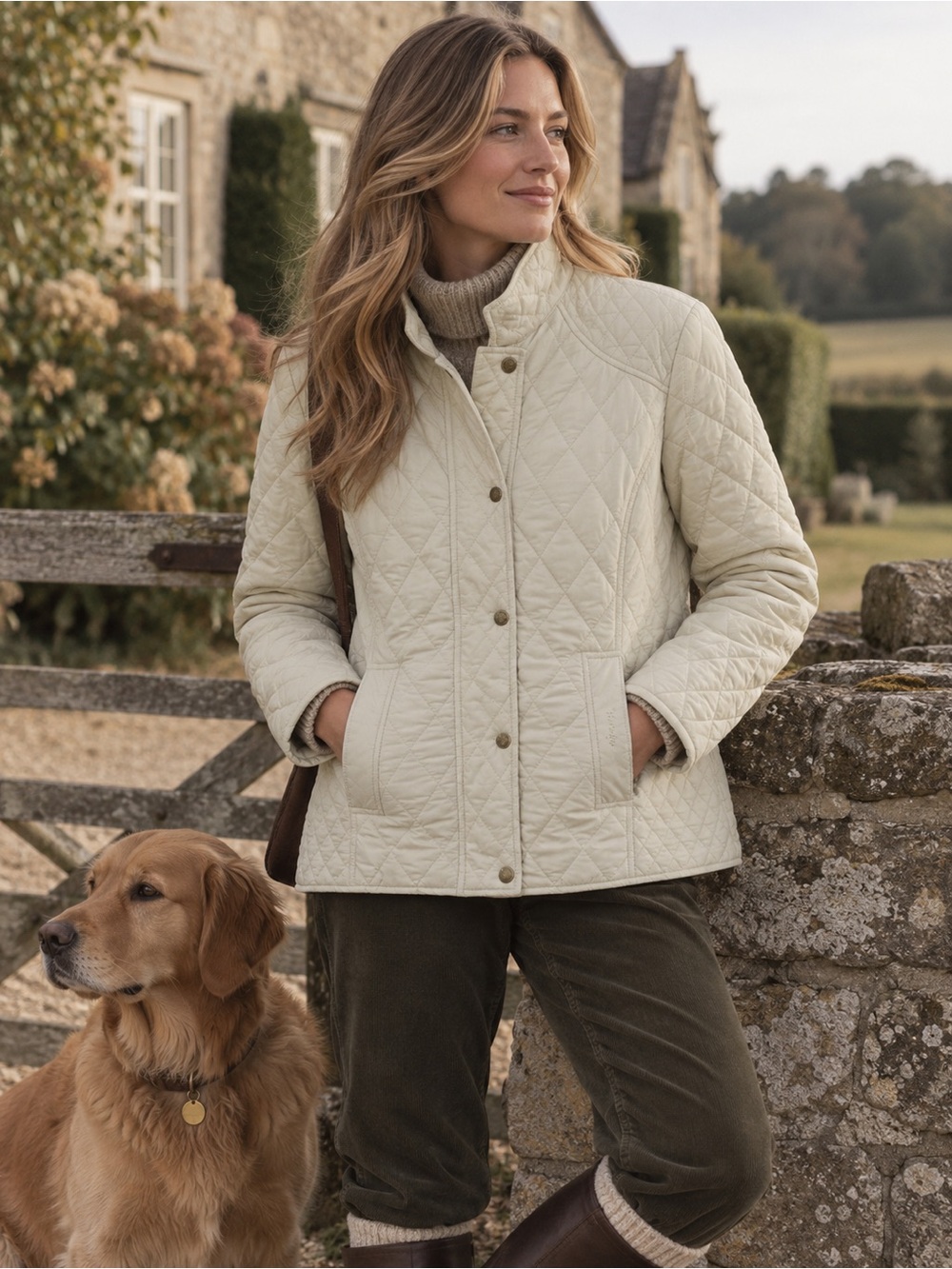 BARBOUR Hayden Quilted Jacket English Countryside Preppy Old Money Equestrian